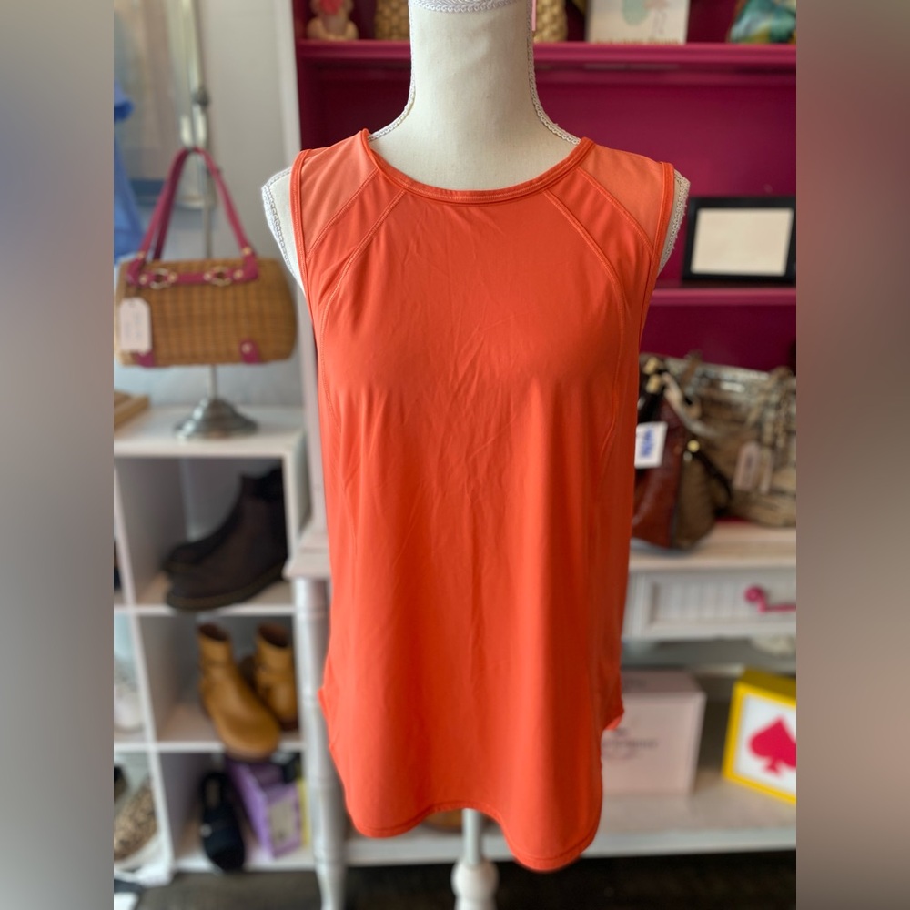 Lululemon orange tank size 10